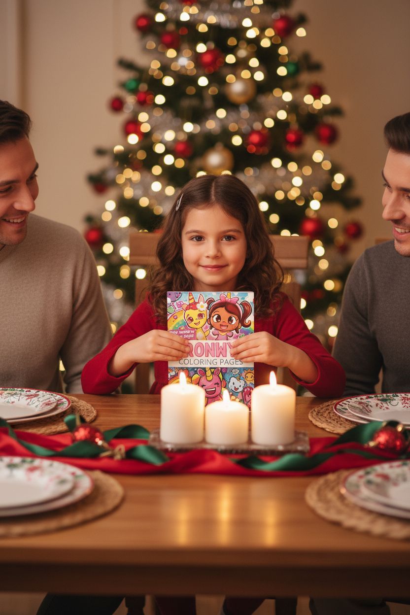 Bronwyn Christmas coloring pages gift