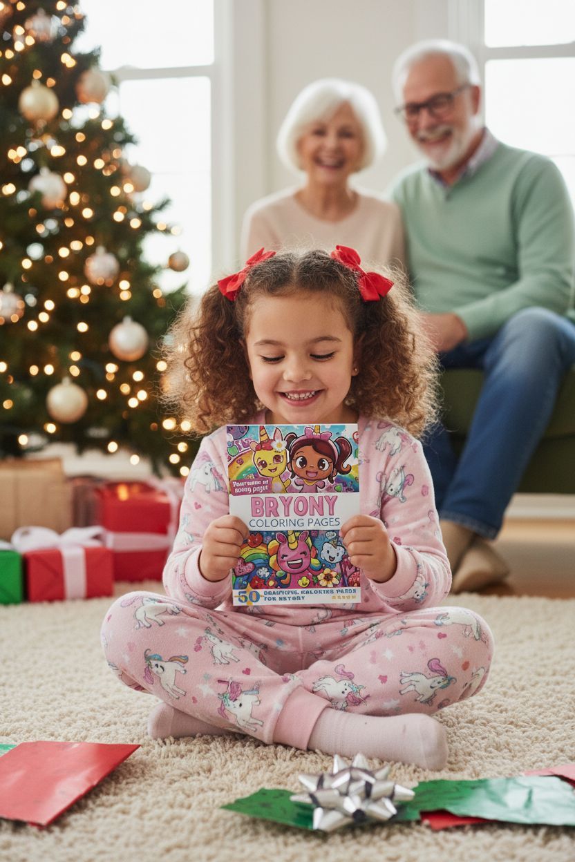 Bryony Christmas coloring pages gift