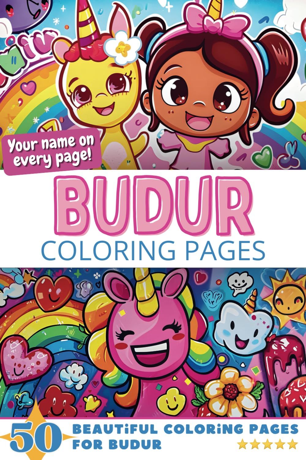 Budur Coloring Book Cover