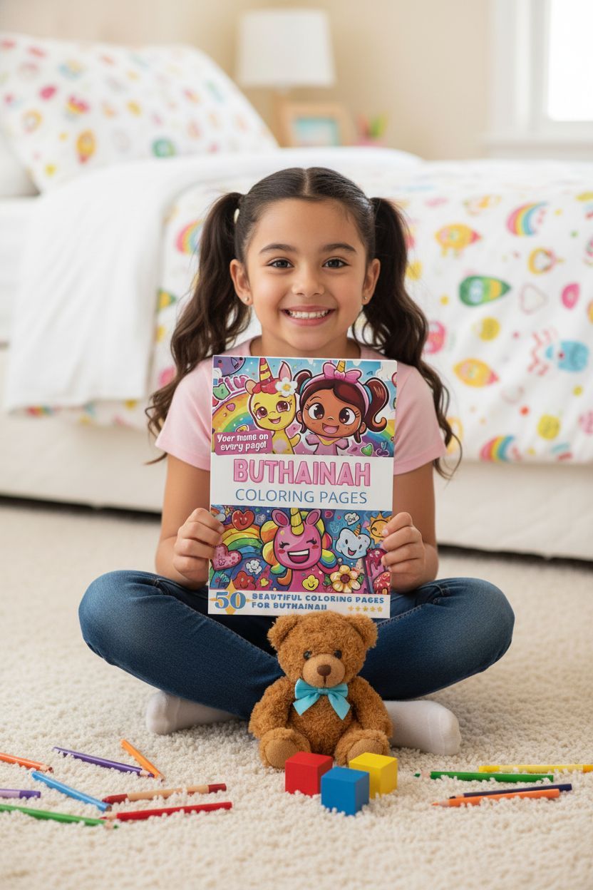 Buthainah personal coloring pages