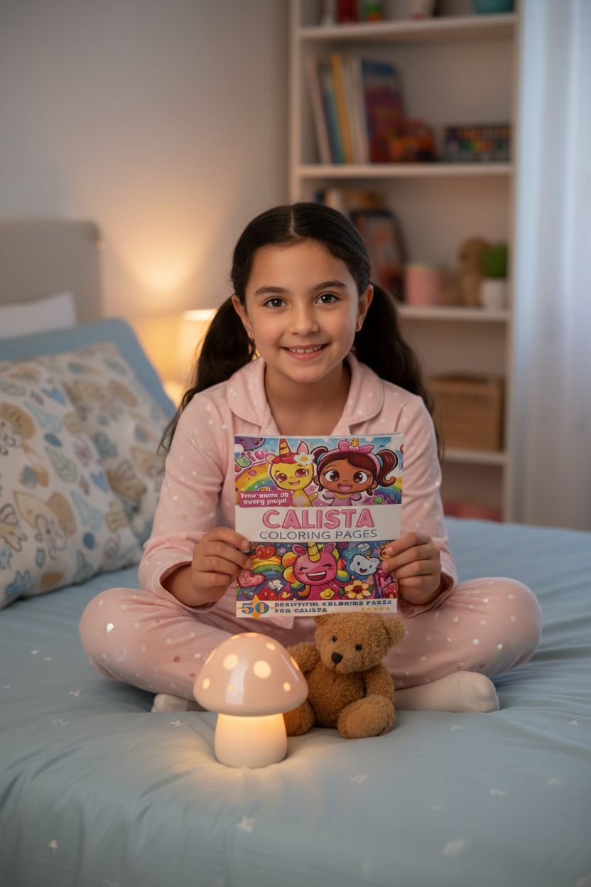 Calista personal coloring pages