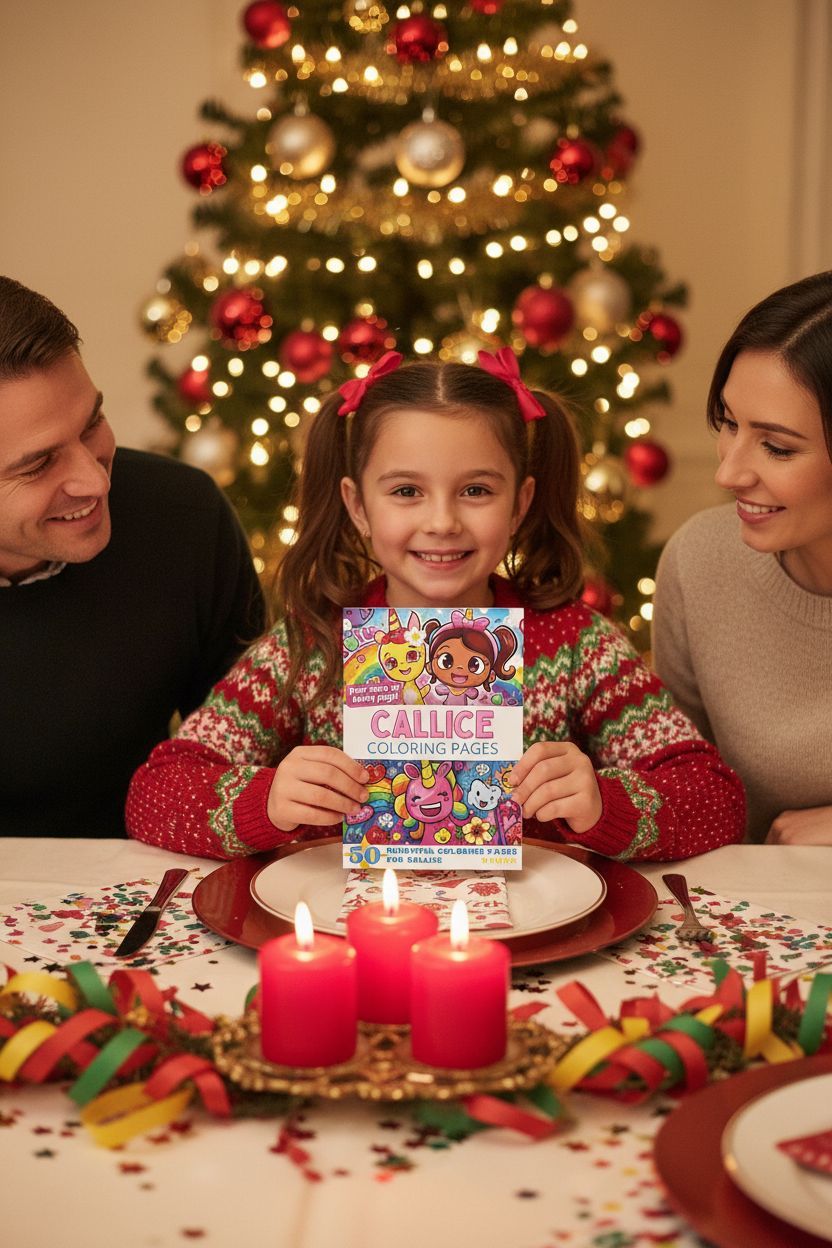 Callice Christmas coloring pages gift