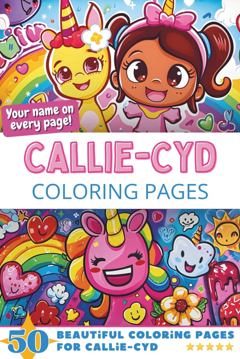 Callie-Cyd Coloring Pages Cover