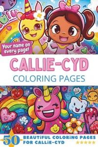 Callie-Cyd Coloring Book Cover