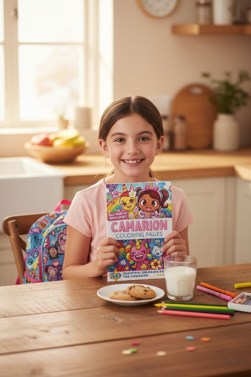 Camarion personal coloring pages