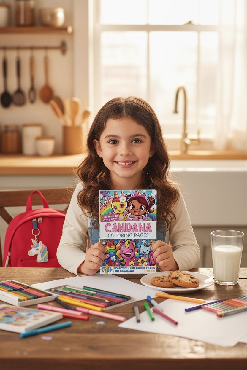 Candana personal coloring pages