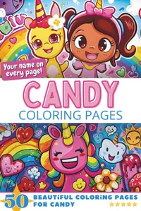 Candy Coloring Book Cover