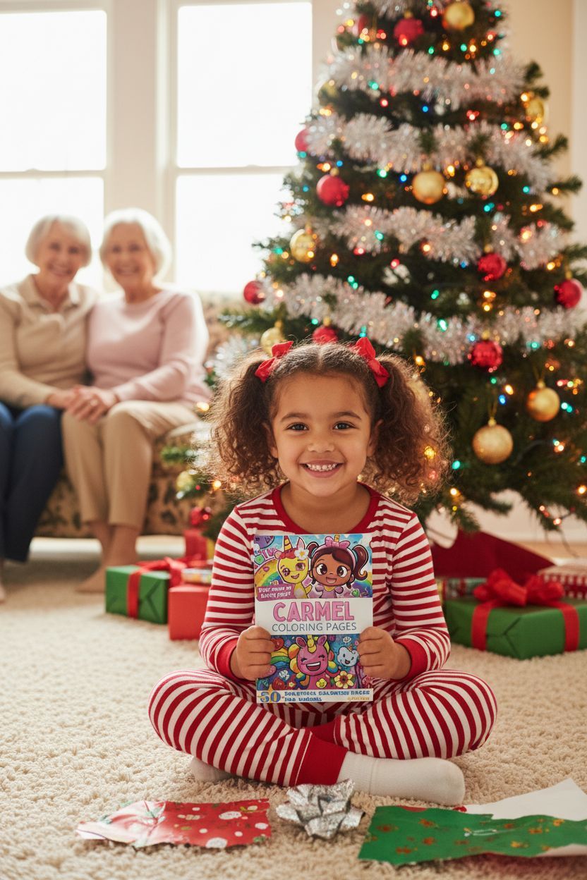 Carmel Christmas coloring pages gift