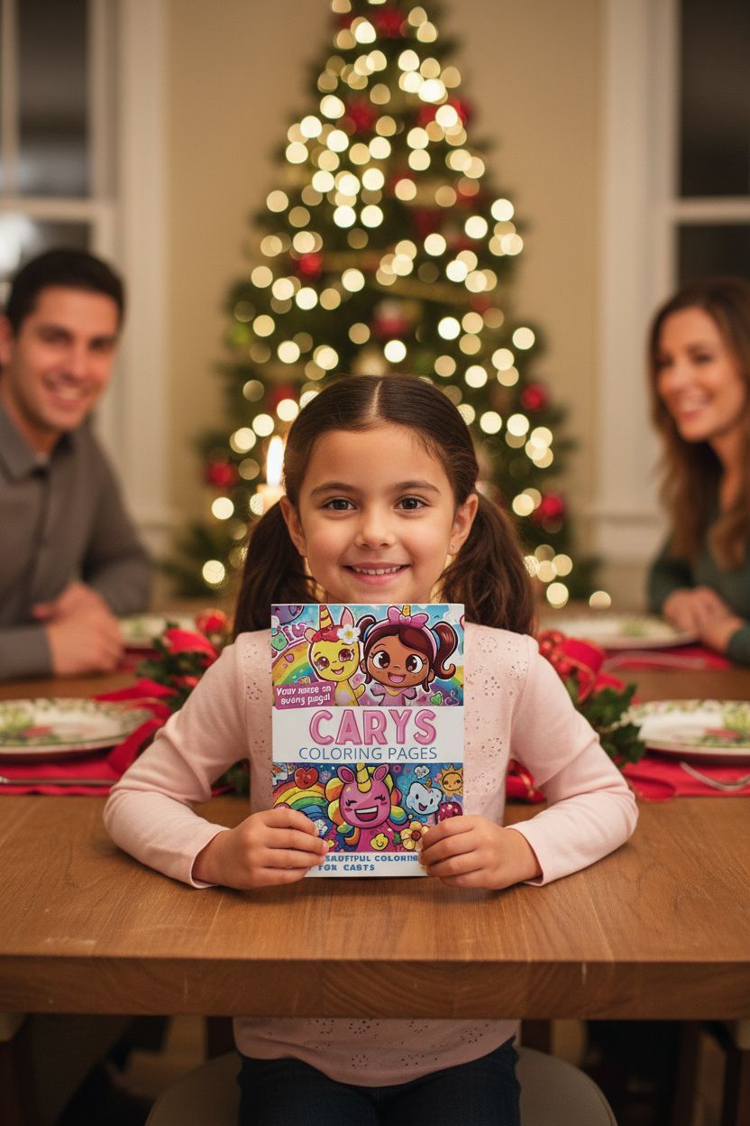 Carys Christmas coloring pages gift