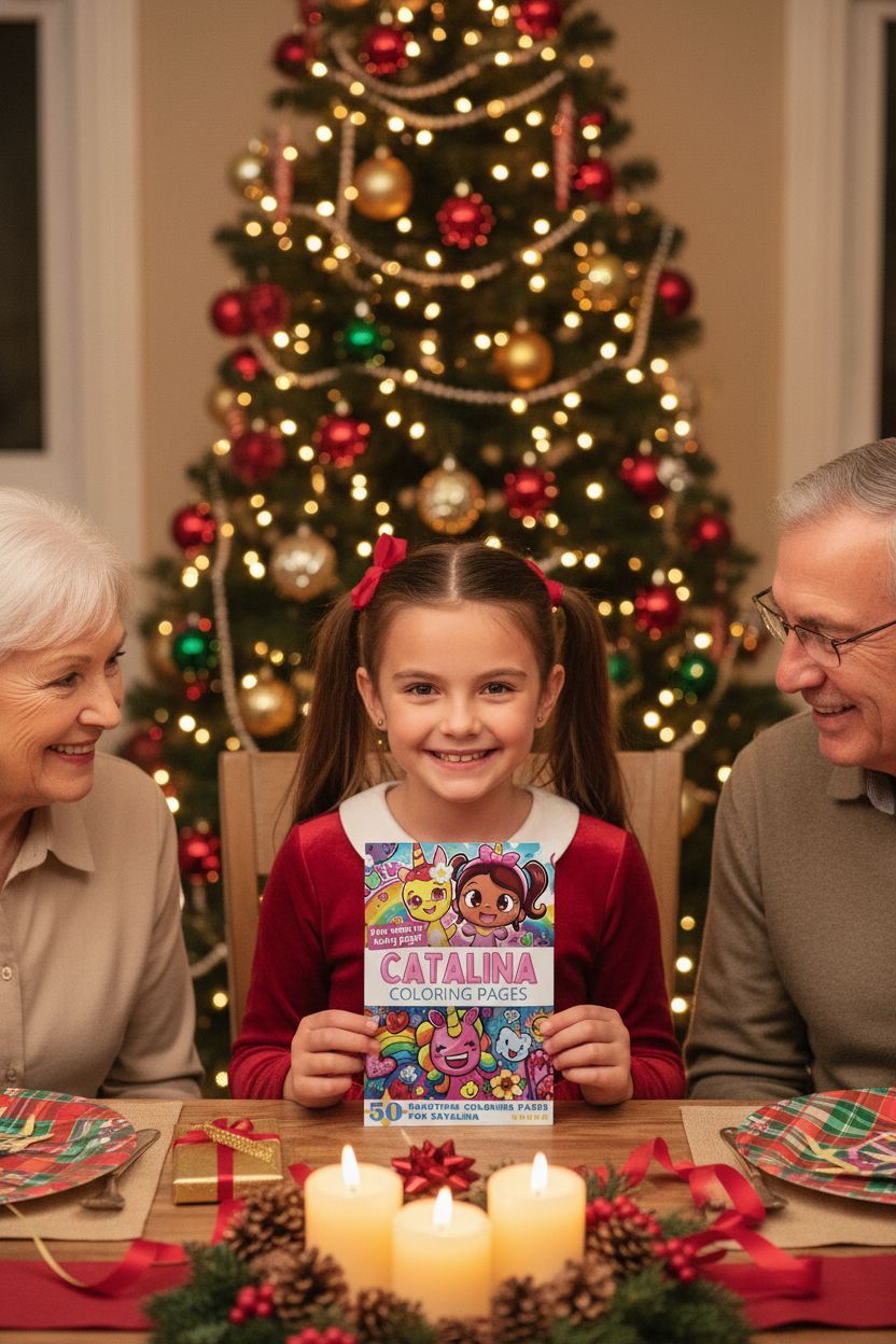 Catalina Christmas coloring pages gift