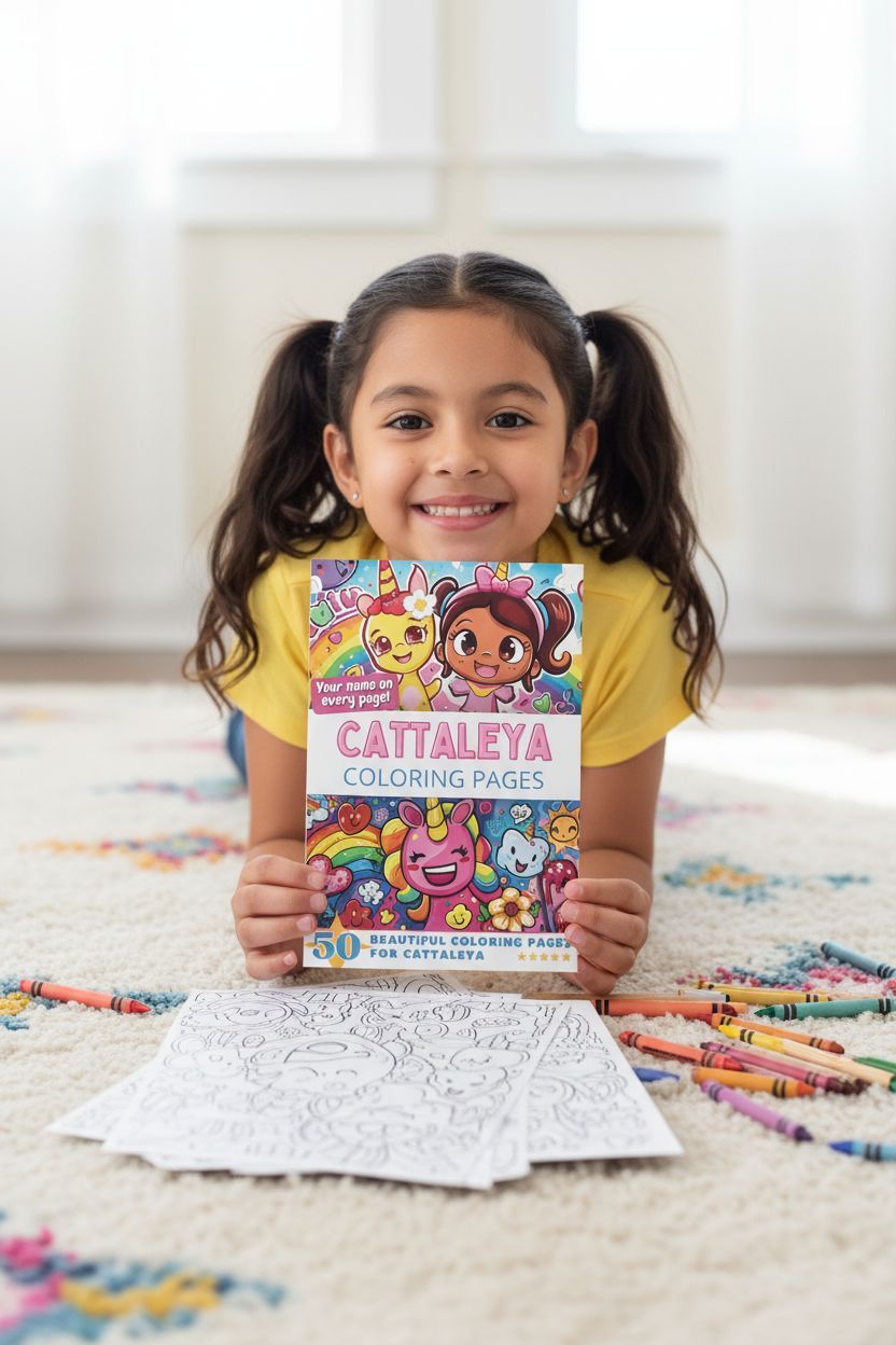 Cattaleya personal coloring pages