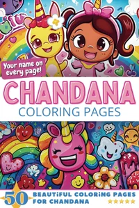 Chandana Coloring Book Cover