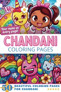 Chandani Coloring Book Cover