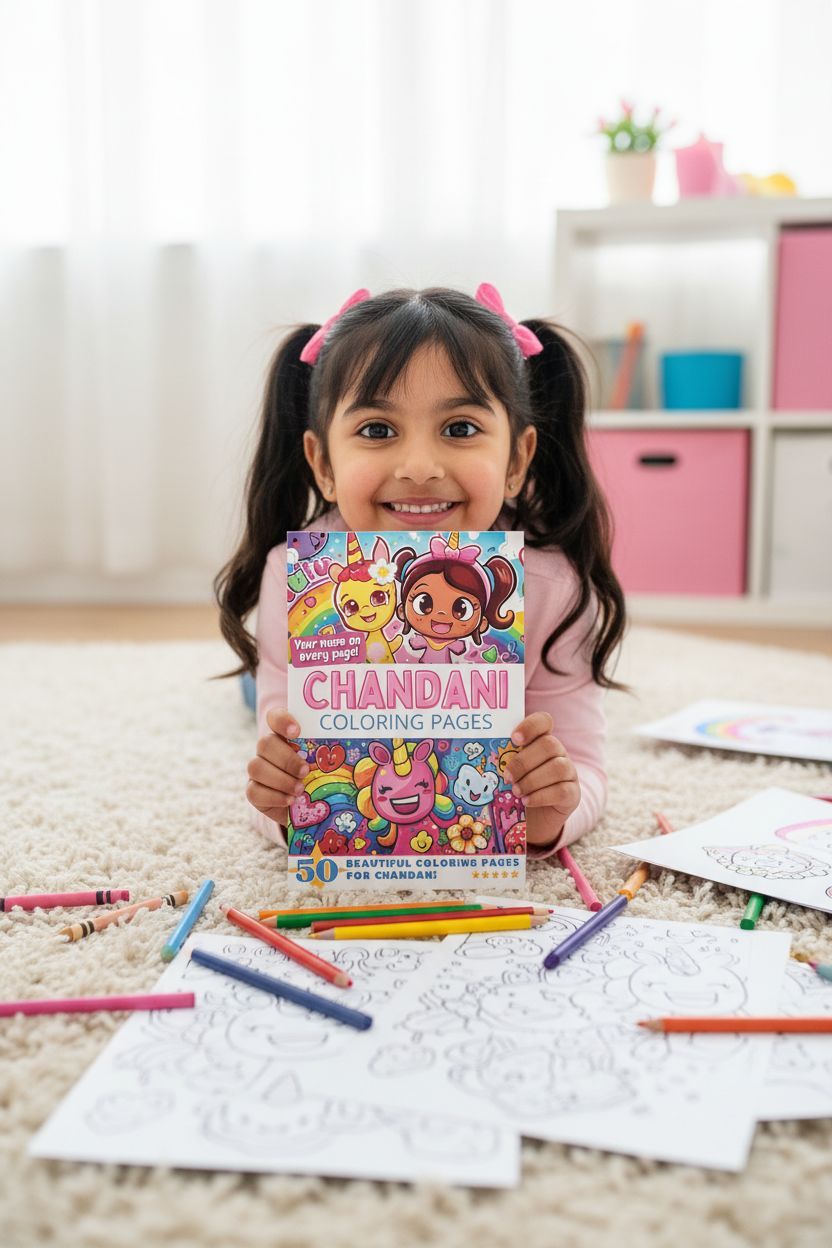 Chandani personal coloring pages