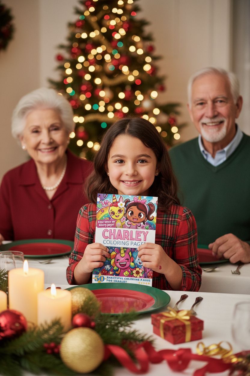 Charley Christmas coloring pages gift