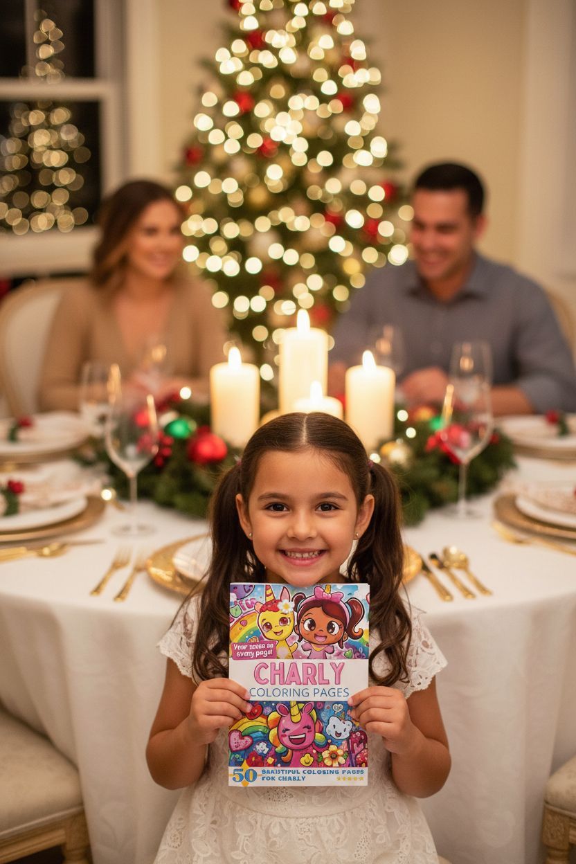 Charly Christmas coloring pages gift