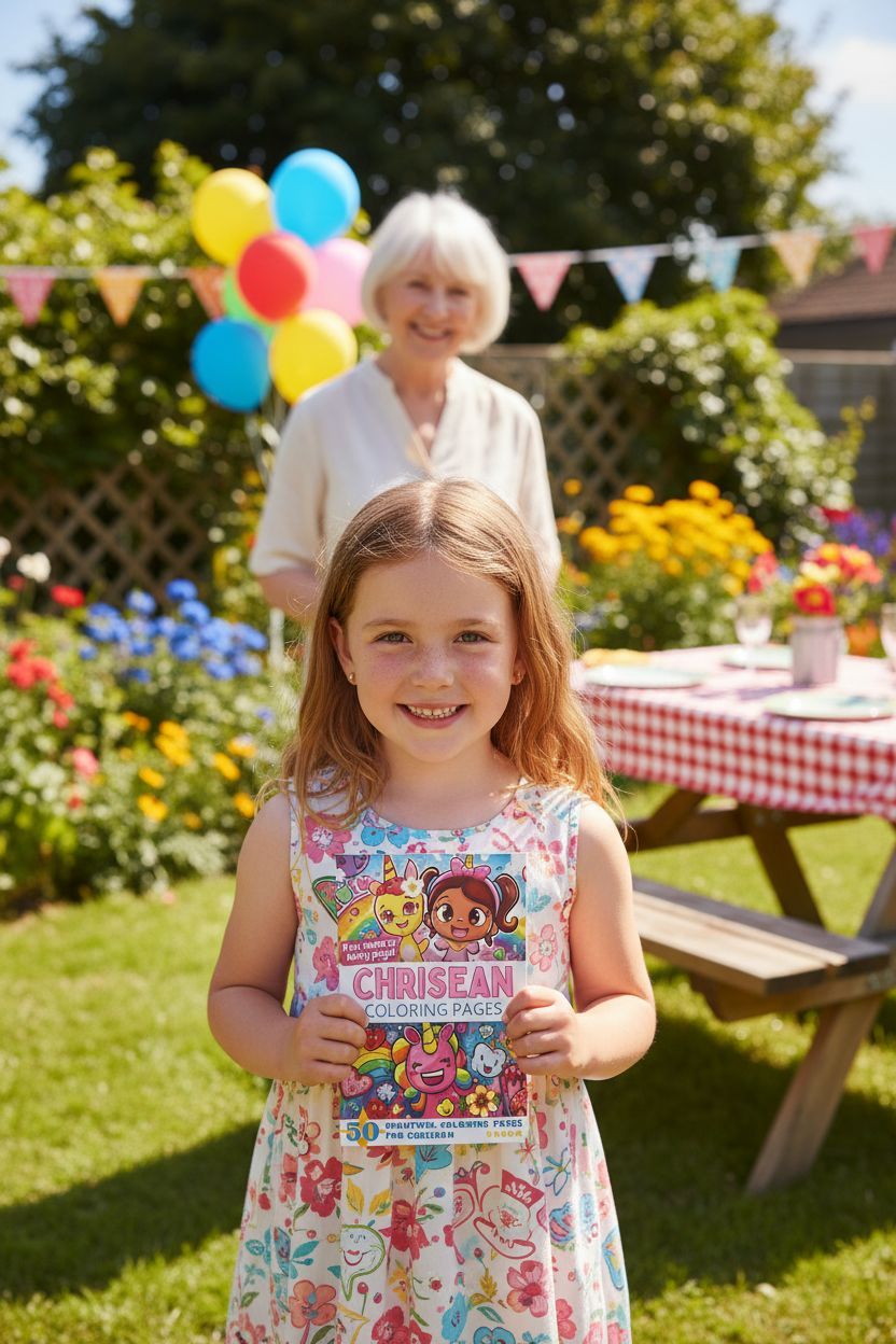 Chrisean coloring book in use