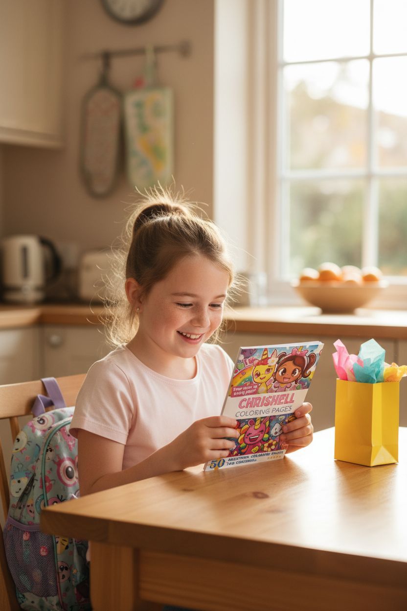 Chrishell coloring book in use