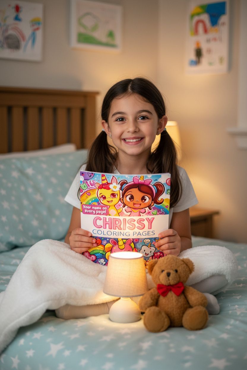 Chrissy personal coloring pages