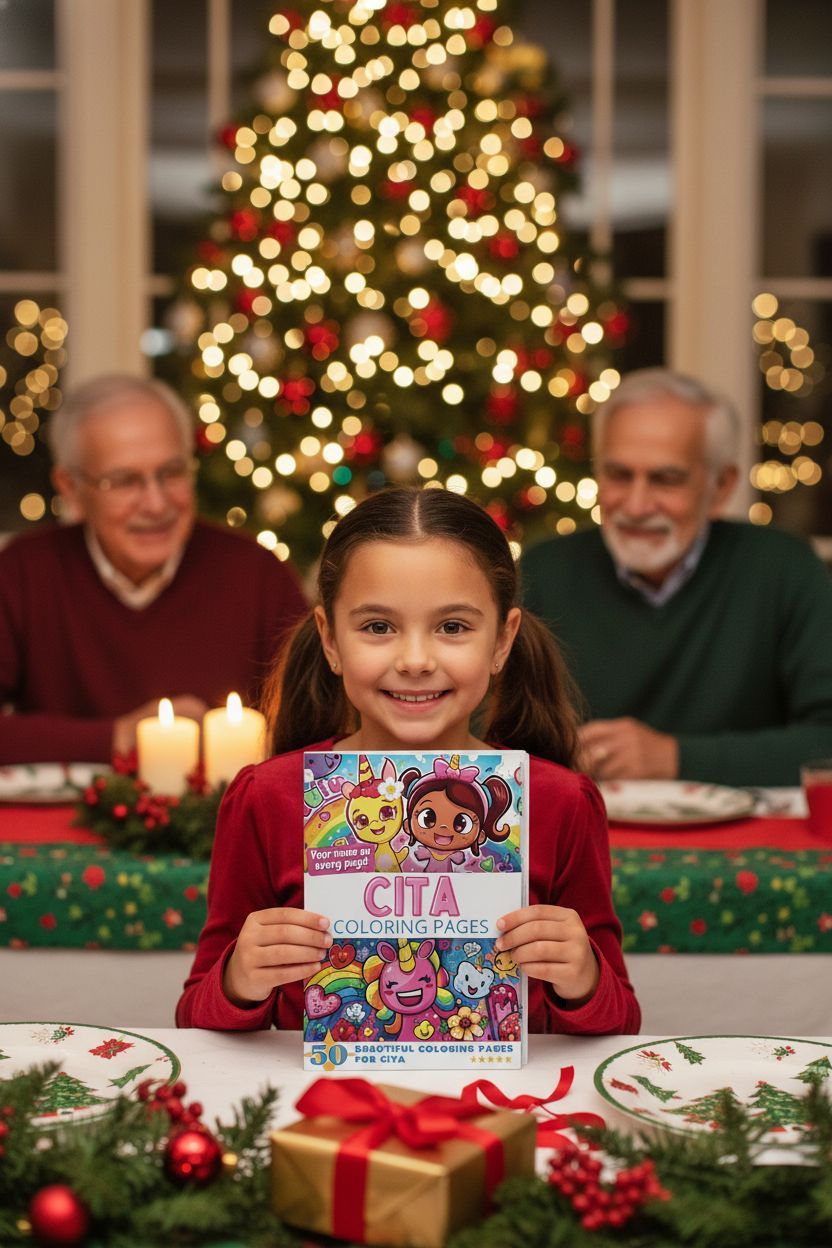 Cita Christmas coloring pages gift