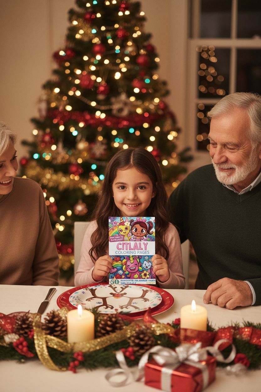 Citlaly Christmas coloring pages gift