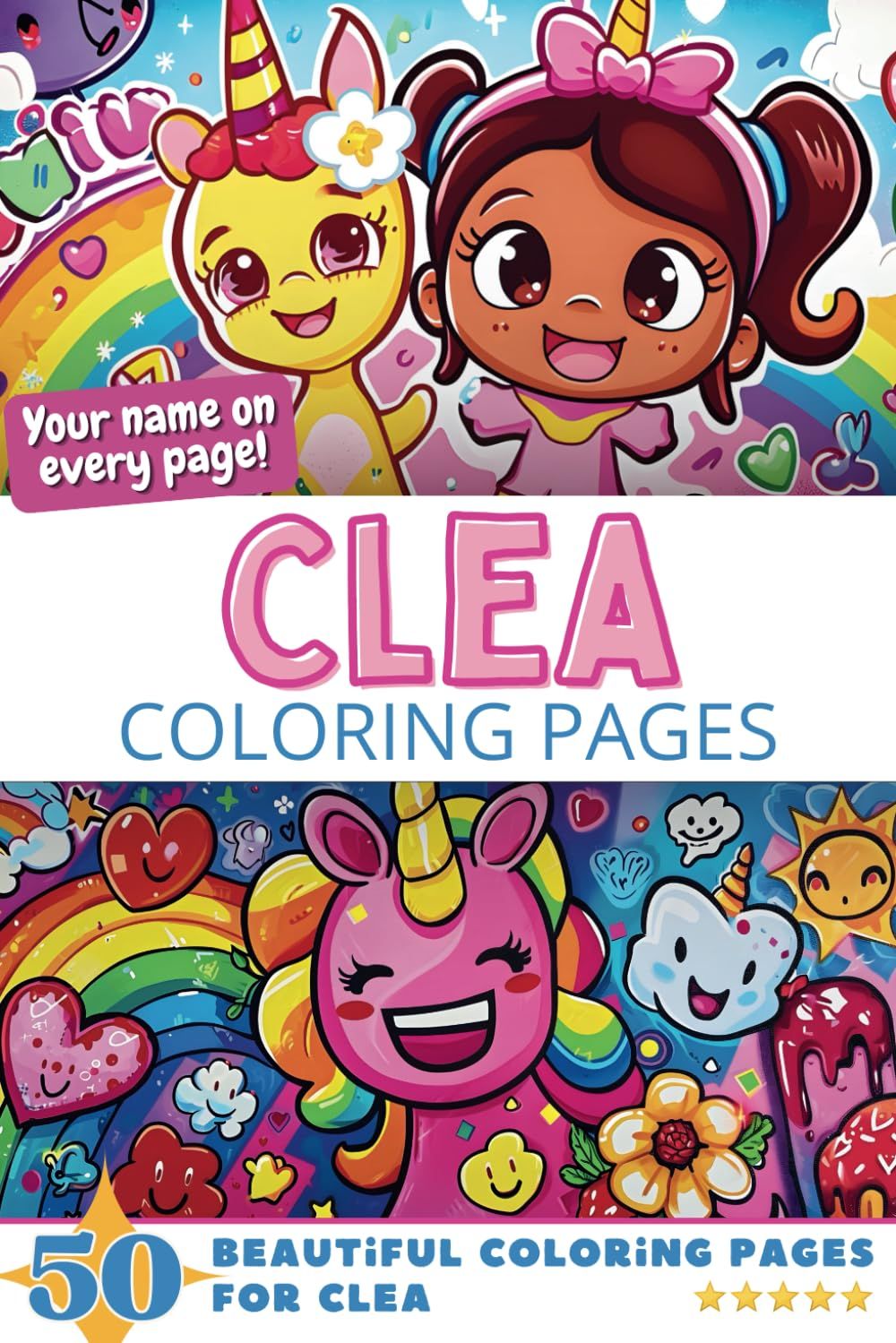 Clea Coloring Book Cover