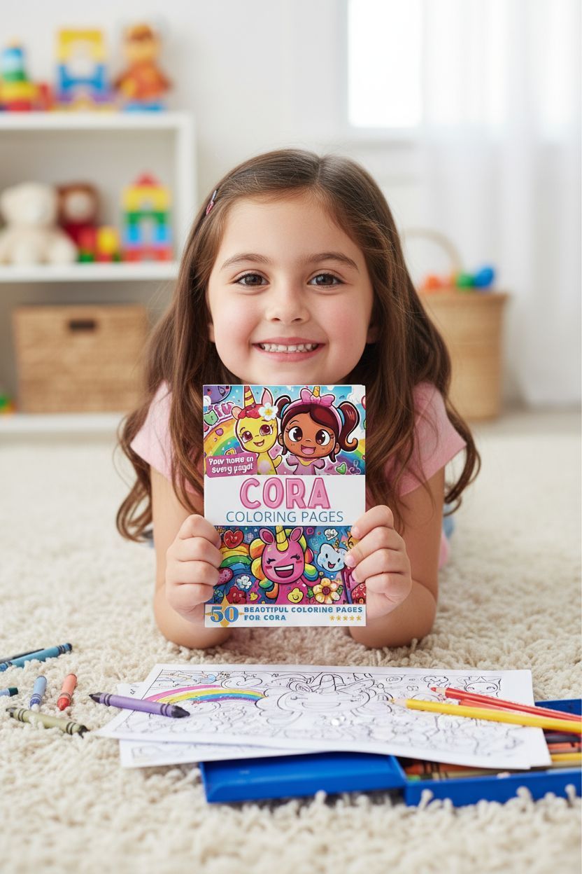 Cora personal coloring pages