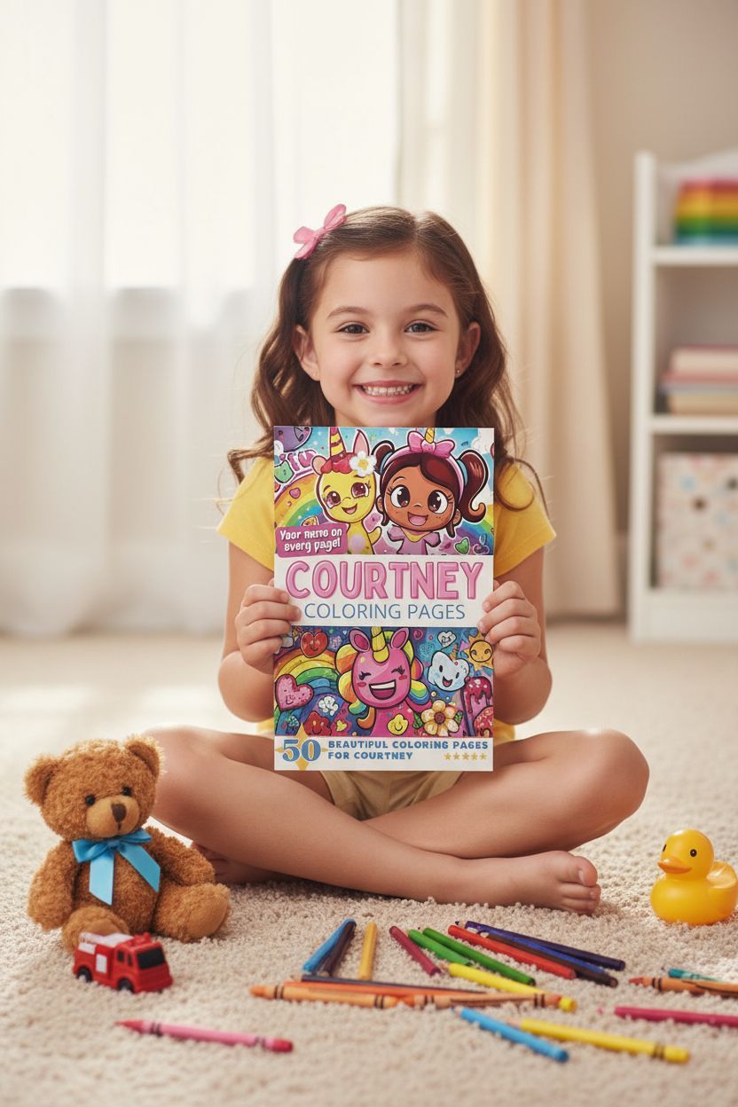 Courtney personal coloring pages