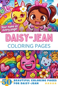 Daisy-Jean Coloring Book Cover