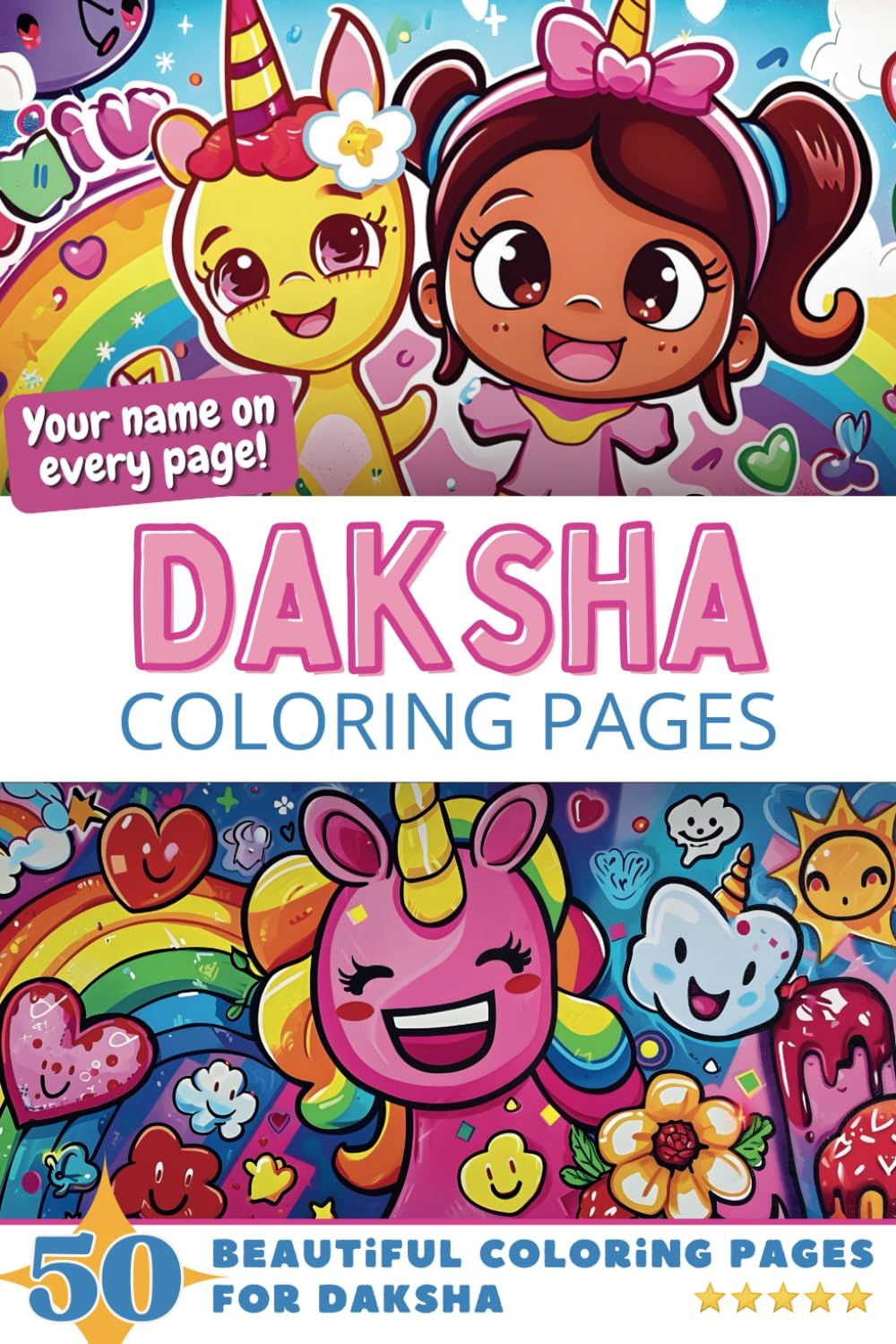 Daksha Coloring Book Cover