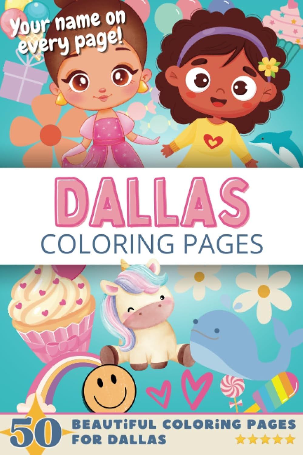 Dallas Coloring Pages Cover