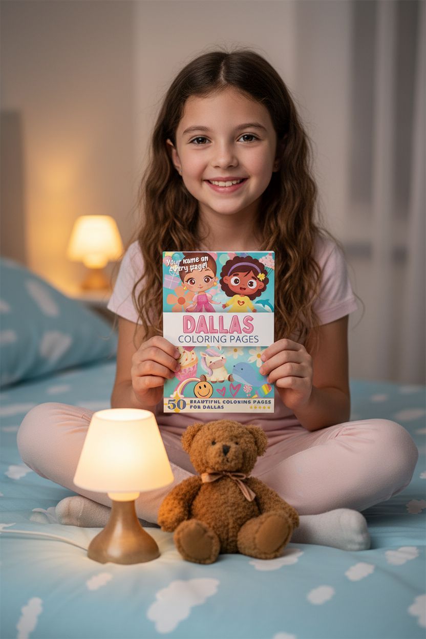 Dallas personal coloring pages