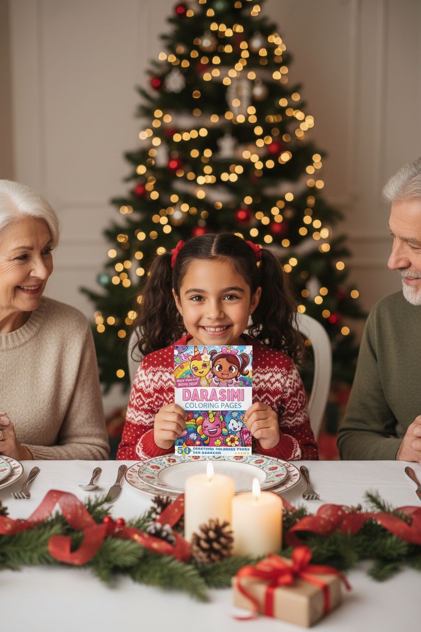 Darasimi Christmas coloring pages gift