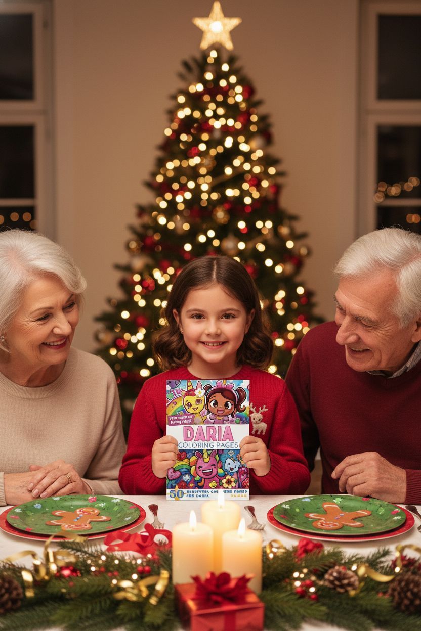 Daria Christmas coloring pages gift