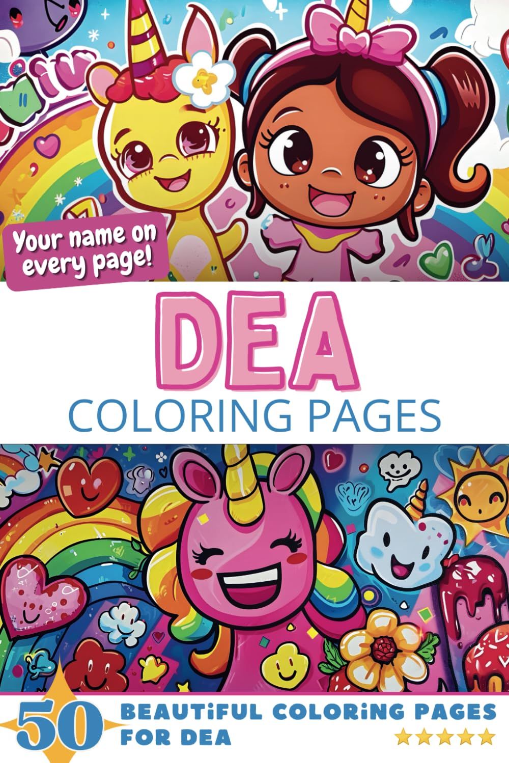 Dea Coloring Book Cover