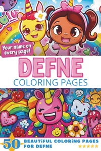 Defne Coloring Book Cover