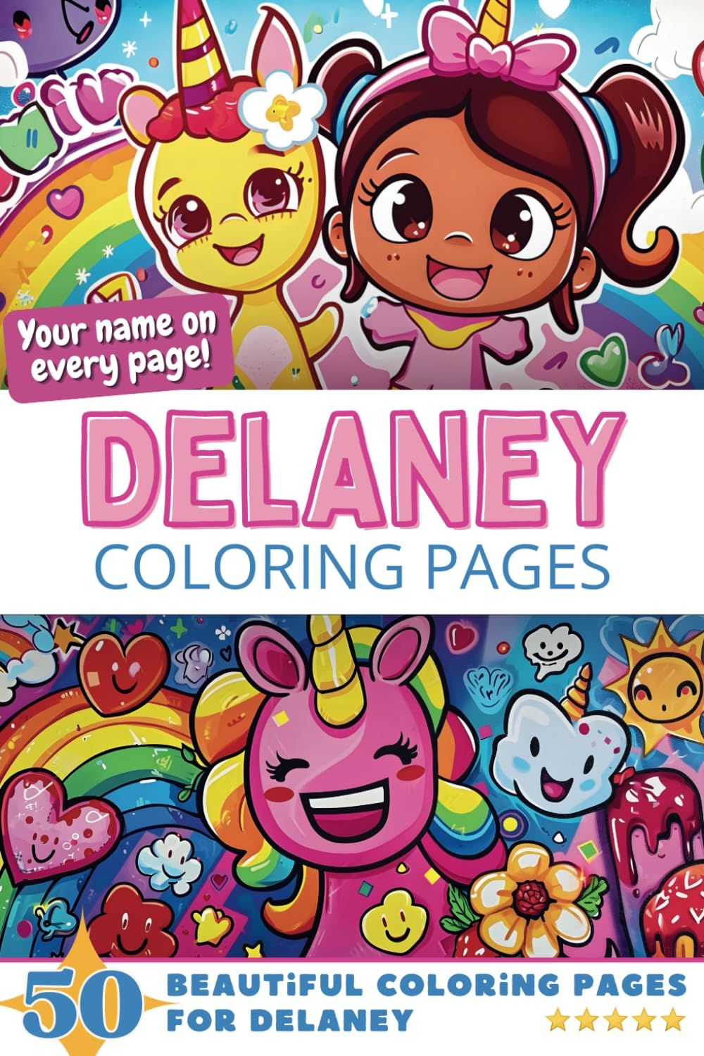 Delaney Coloring Pages Cover