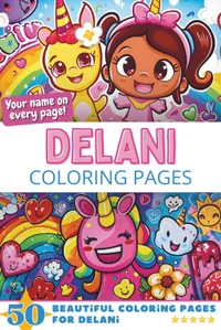 Delani Coloring Book Cover