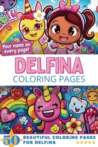 Delfina Coloring Book Cover