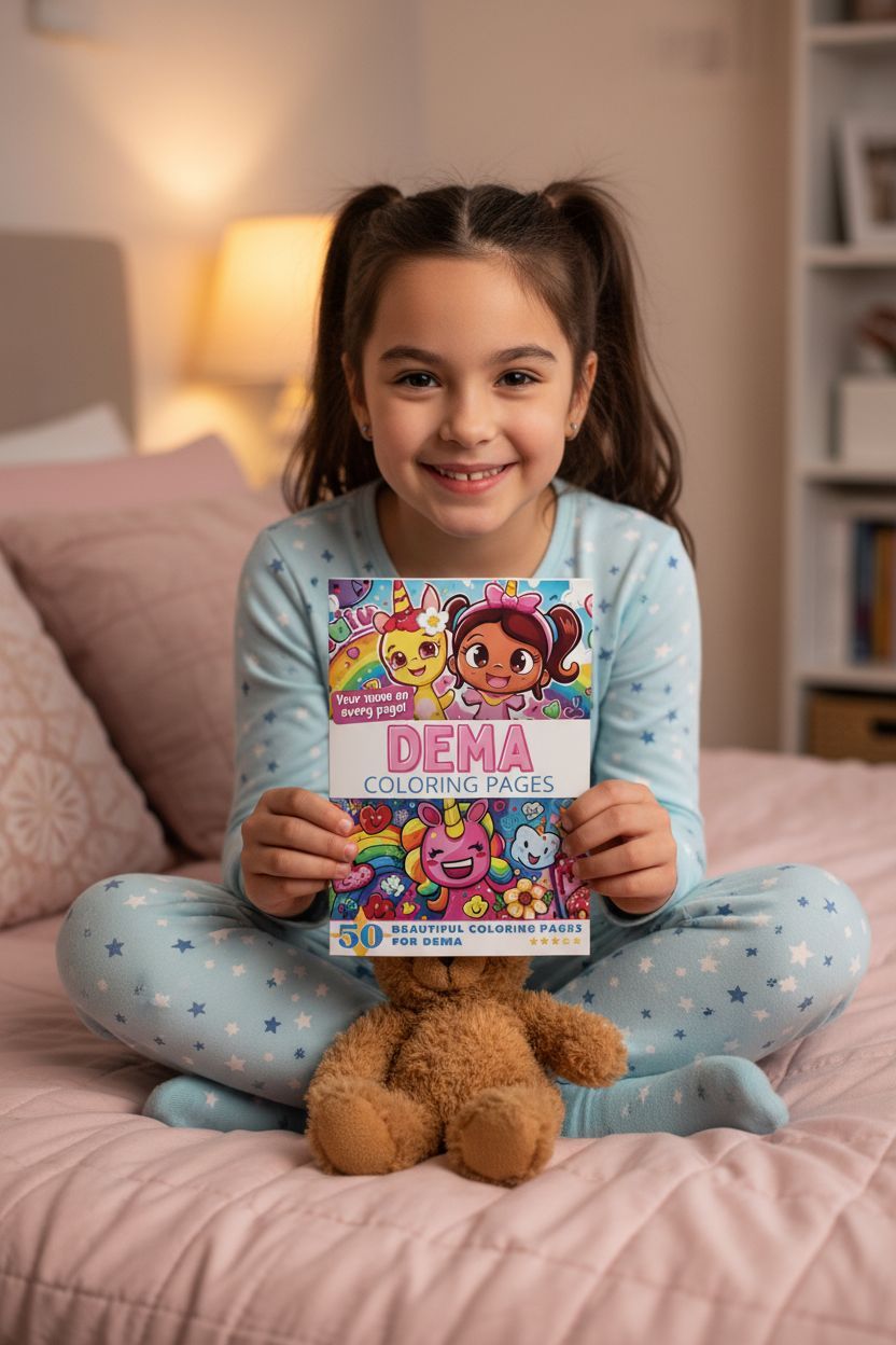 Dema personal coloring pages