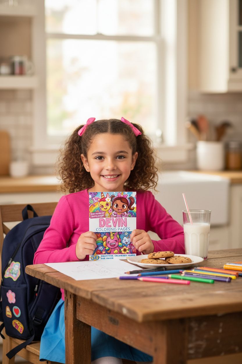 Devin personal coloring pages