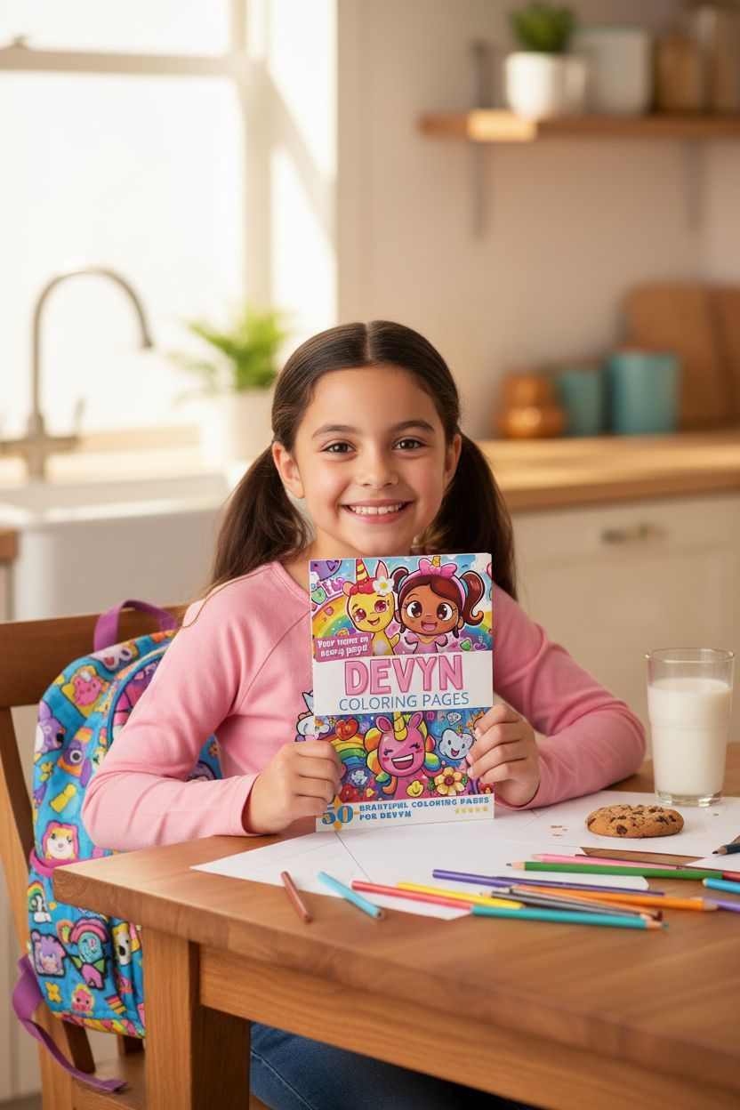 Devyn personal coloring pages