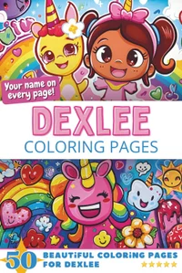 Dexlee Coloring Book Cover