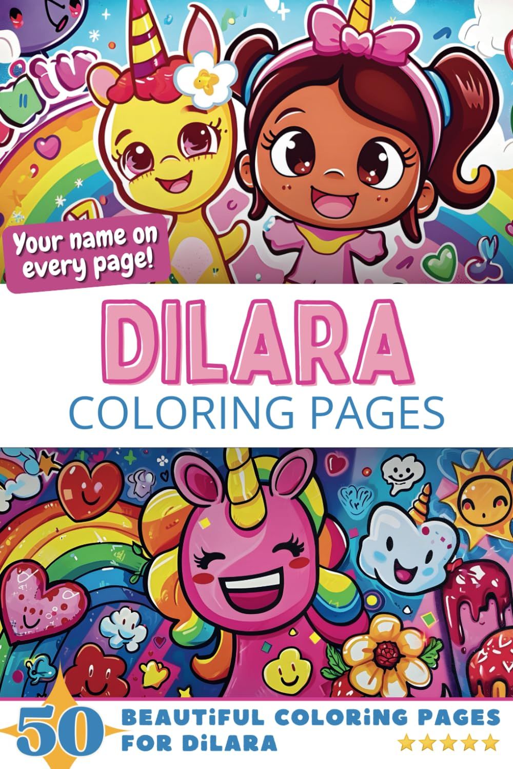 Dilara Coloring Book Cover