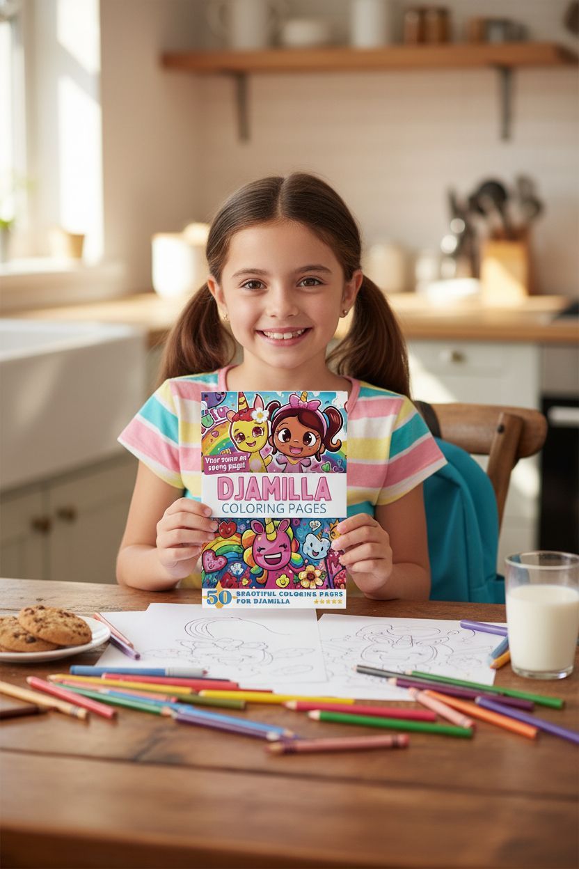 Djamilla personal coloring pages