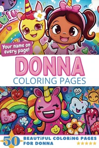 Donna Coloring Book Cover