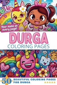 Durga Coloring Book Cover