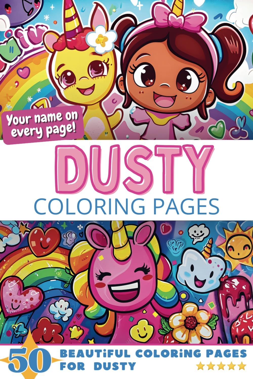 Dusty Coloring Pages Cover
