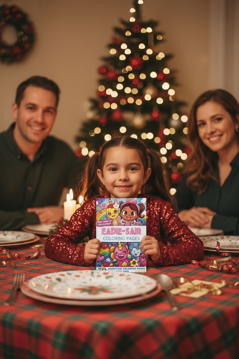 Eadie-Sair Christmas coloring pages gift