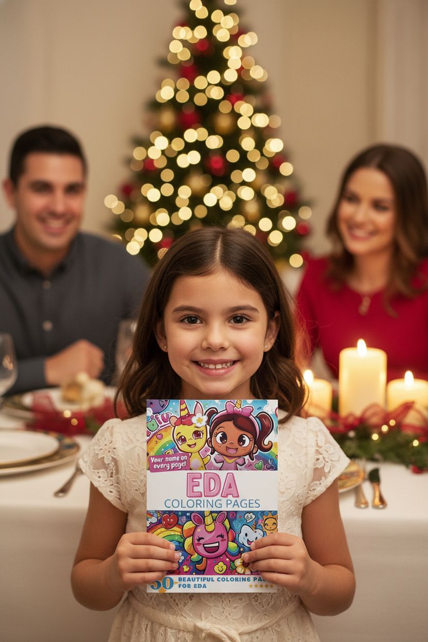 Eda Christmas coloring pages gift